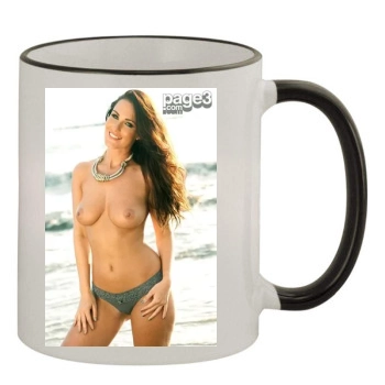 Amii Grove 11oz Colored Rim & Handle Mug