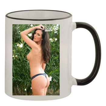 Amii Grove 11oz Colored Rim & Handle Mug