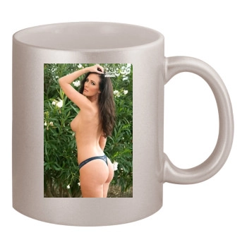 Amii Grove 11oz Metallic Silver Mug