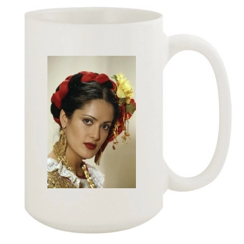 Salma Hayek 15oz White Mug