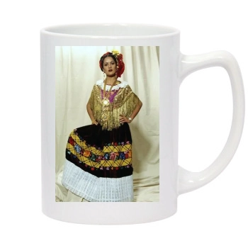 Salma Hayek 14oz White Statesman Mug