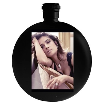 Salma Hayek Round Flask