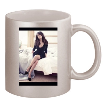 Salma Hayek 11oz Metallic Silver Mug