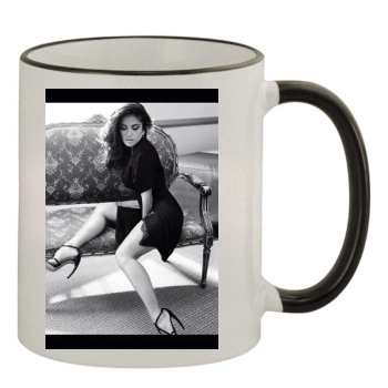 Salma Hayek 11oz Colored Rim & Handle Mug