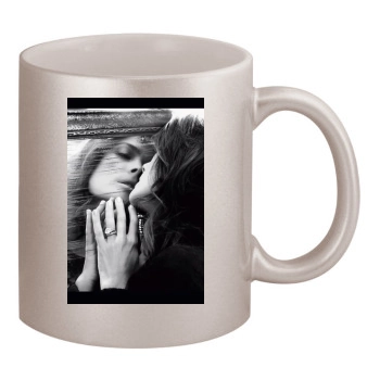 Salma Hayek 11oz Metallic Silver Mug