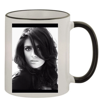 Salma Hayek 11oz Colored Rim & Handle Mug