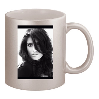 Salma Hayek 11oz Metallic Silver Mug