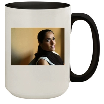 Salma Hayek 15oz Colored Inner & Handle Mug