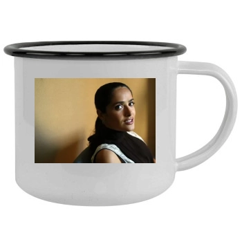 Salma Hayek Camping Mug