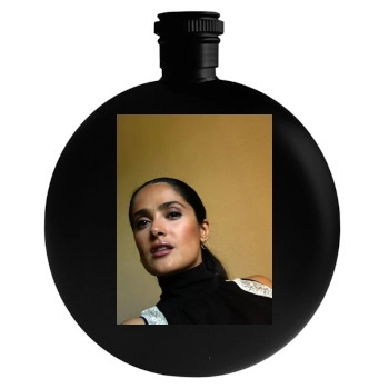 Salma Hayek Round Flask