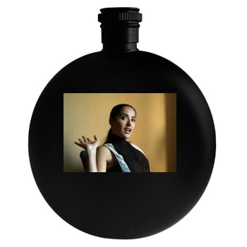 Salma Hayek Round Flask