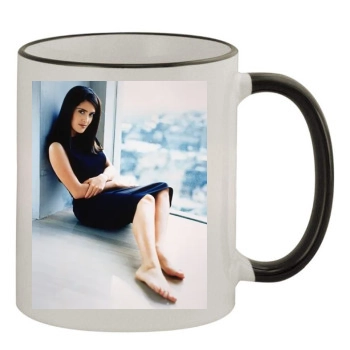 Salma Hayek 11oz Colored Rim & Handle Mug