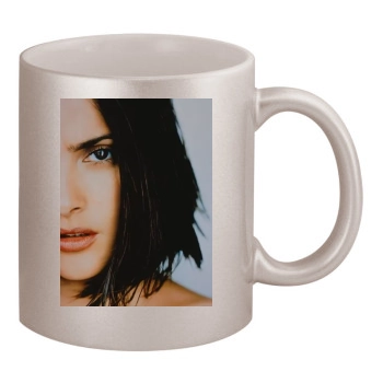 Salma Hayek 11oz Metallic Silver Mug