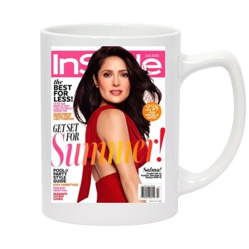 Salma Hayek 14oz White Statesman Mug