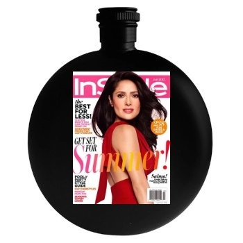 Salma Hayek Round Flask