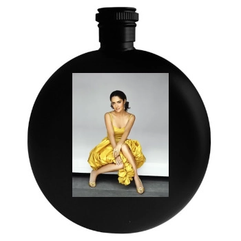 Salma Hayek Round Flask