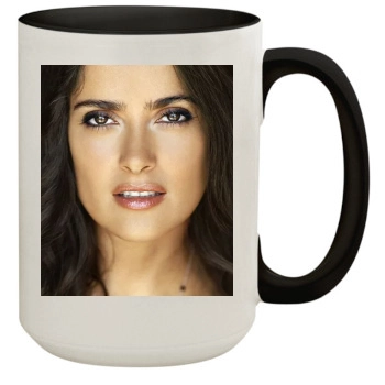 Salma Hayek 15oz Colored Inner & Handle Mug