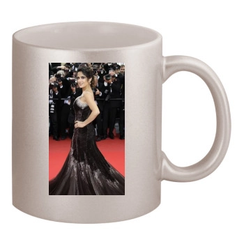 Salma Hayek 11oz Metallic Silver Mug