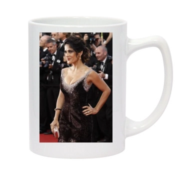 Salma Hayek 14oz White Statesman Mug