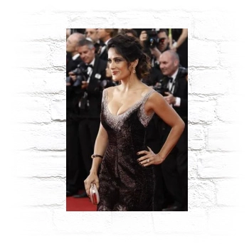 Salma Hayek Metal Wall Art