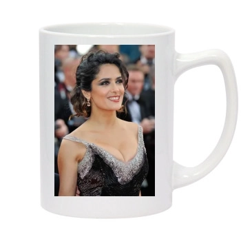 Salma Hayek 14oz White Statesman Mug