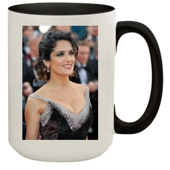 Salma Hayek 15oz Colored Inner & Handle Mug