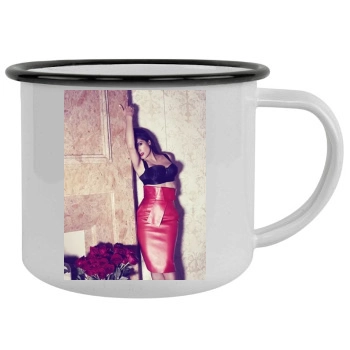 Salma Hayek Camping Mug