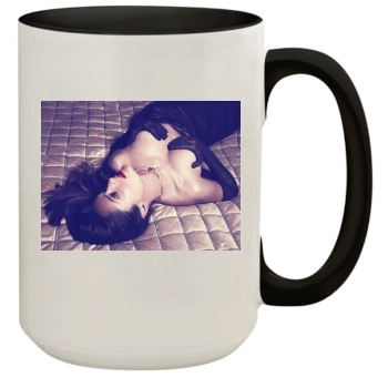 Salma Hayek 15oz Colored Inner & Handle Mug