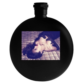 Salma Hayek Round Flask