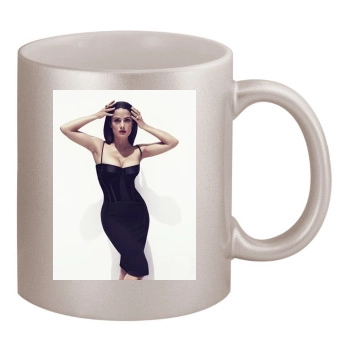 Salma Hayek 11oz Metallic Silver Mug