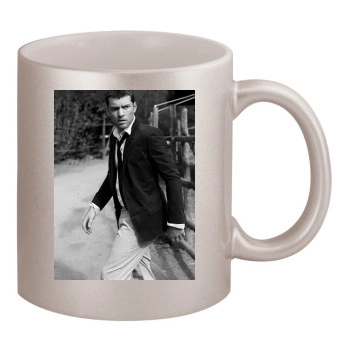 Sam Worthington 11oz Metallic Silver Mug