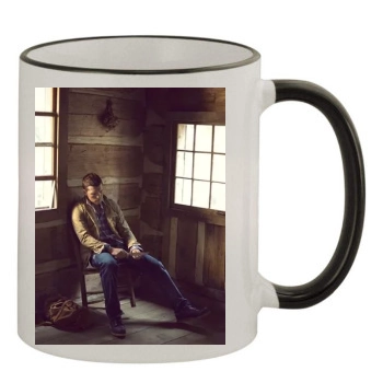 Sam Worthington 11oz Colored Rim & Handle Mug