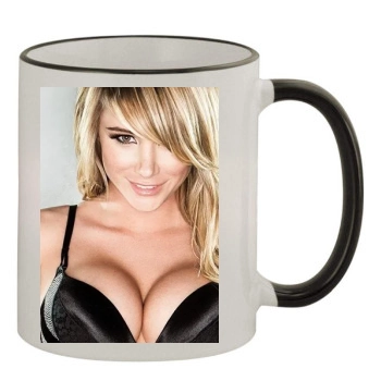 Sara Jean Underwood 11oz Colored Rim & Handle Mug