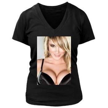 Sara Jean Underwood Women's Deep V-Neck TShirt