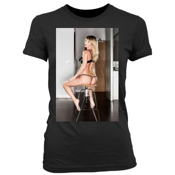 Sara Jean Underwood Women's Junior Cut Crewneck T-Shirt