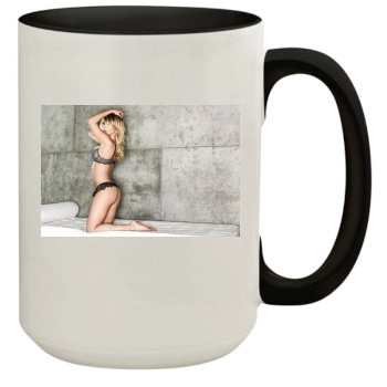 Sara Jean Underwood 15oz Colored Inner & Handle Mug