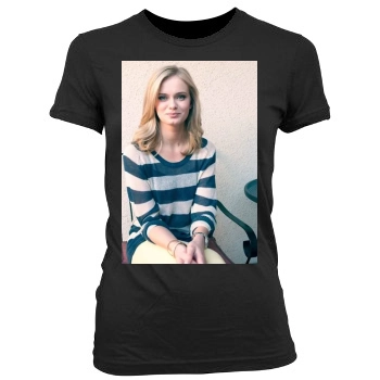 Sara Paxton Women's Junior Cut Crewneck T-Shirt