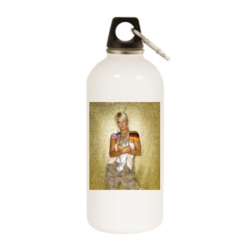 Sarah Connor White Water Bottle With Carabiner