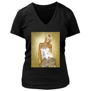 Sarah Connor Women's Deep V-Neck TShirt