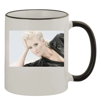 Sarah Connor 11oz Colored Rim & Handle Mug