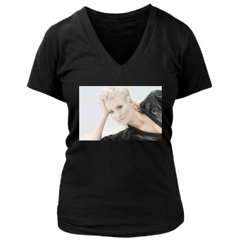 Sarah Connor Women's Deep V-Neck TShirt