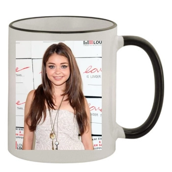 Sarah Hyland 11oz Colored Rim & Handle Mug