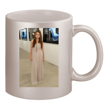 Sarah Hyland 11oz Metallic Silver Mug