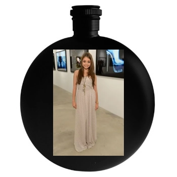 Sarah Hyland Round Flask