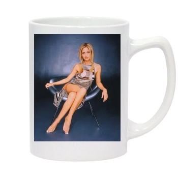 Sarah Michelle Gellar 14oz White Statesman Mug