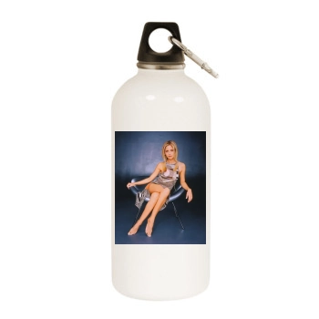 Sarah Michelle Gellar White Water Bottle With Carabiner