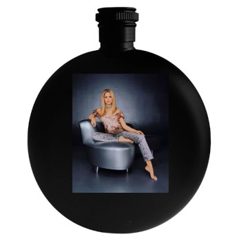 Sarah Michelle Gellar Round Flask