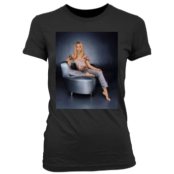 Sarah Michelle Gellar Women's Junior Cut Crewneck T-Shirt