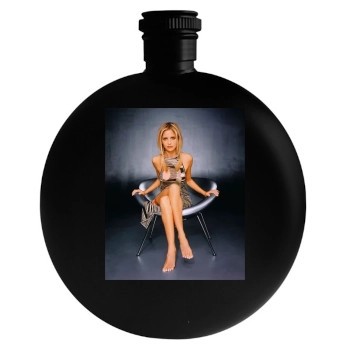 Sarah Michelle Gellar Round Flask