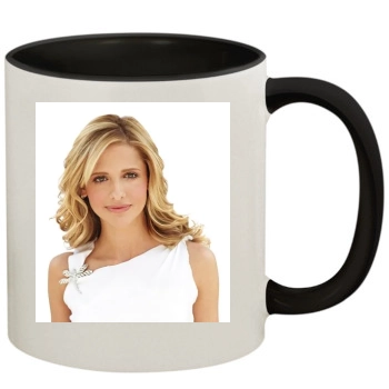 Sarah Michelle Gellar 11oz Colored Inner & Handle Mug